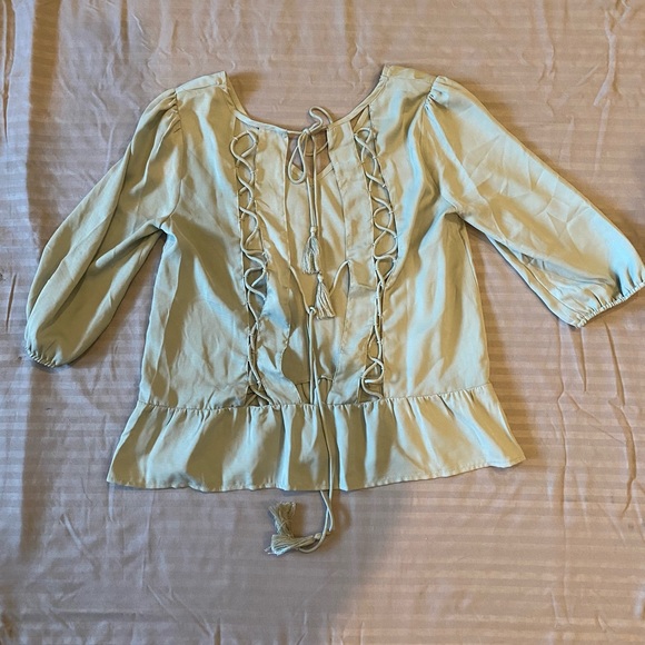 BKE Red blouse - Picture 2 of 2